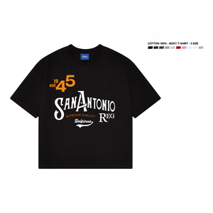 ODM OEM Unisex Boxy camiseta tejida 100% poliéster/algodón de talla grande Ajuste de gran tamaño estampado patrón de secado rápido respetuoso con el medio ambiente hecho - Product Image 6