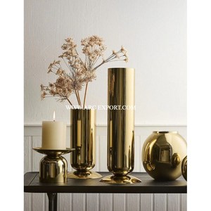 Metal Gold Waste Bin Outdoor Kitchen Using The Waste Bin Top Selling Antique Brass Dust bin For Wedding And Partyware <b>Clean</b> <b>Tool</b> - Product Image 6