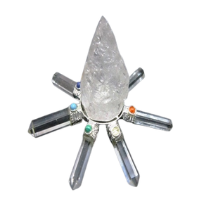 Pierres de guérison en quartz cristal brillant en gros générateurs d'énergie pour cadeaux fabriqués en Inde de style Feng Shui - Product Image 4