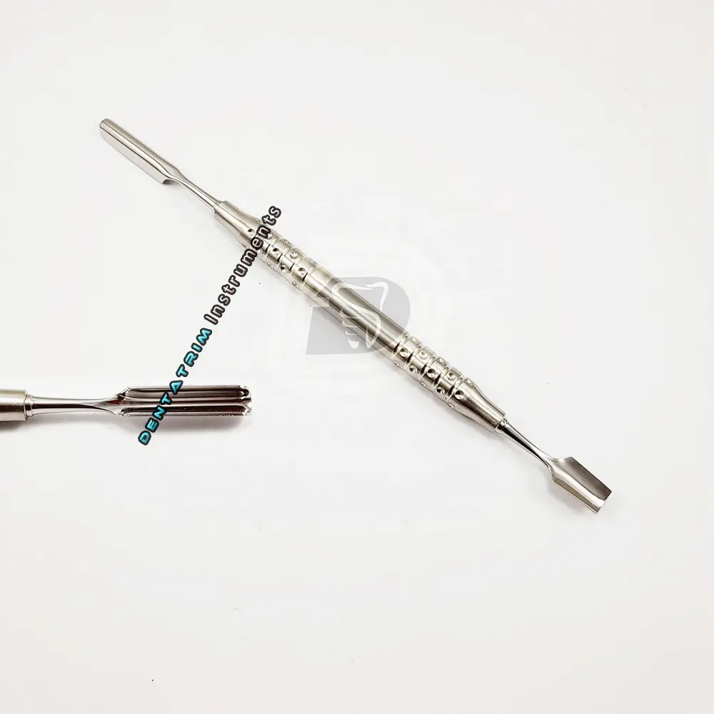 Diş PRF kaşık çift taraflı PRF GRF cerrahi kemik greft kepçe taşıyıcı özel Logo diş cerrahi aletler