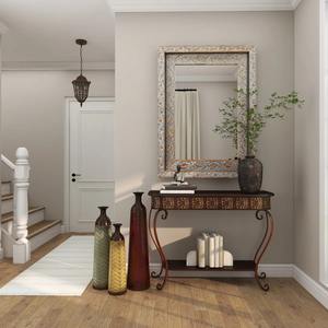 Ensemble de 3 vases en céramique colorés, adaptés à la décoration de maison de luxe, salon et entrée, style indien - Product Image 4