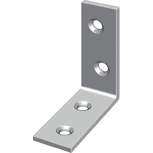 Soporte para Silla HOHAGE, 30 mm de Largo, 14 mm de Ancho, 2 mm de Grosor, Hierro Cromado Azul, Paquete de 100 - Product Image 3