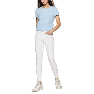 T-shirt pour femmes Style OEM 100% T-shirt en coton Produit le plus populaire T-shirt pour femmes à vendre - Product Image 6