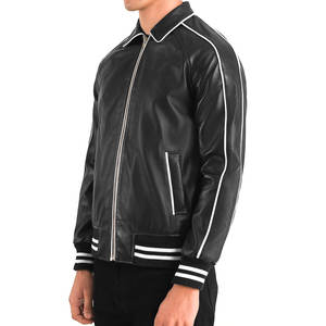 Nouvelles vestes Versity College pour hommes vestes universitaires vierges en gros veste universitaire Letterman en satin uni avec logo personnalisé pour hommes - Product Image 2