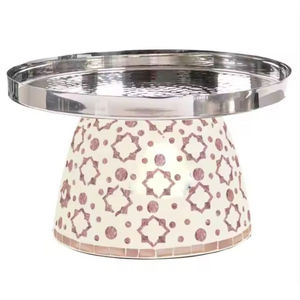 New Fancy Ramadan Table Centerpiece Candy Serving Platter Dates <b>Sweet</b> Dessert Display Creative Stainless Steel Chocolate Bowl - Product Image 1