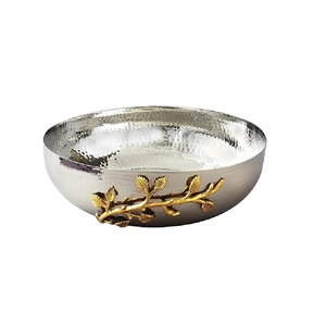 Tazón de acero de diseño brillante Soporte de latón Colores al por mayor Diseñador Cocina Hecho a mano Gran frutero nuevo a precios competitivos - Product Image 3