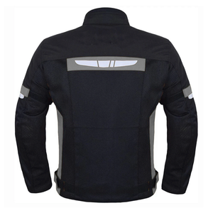 Men's Waterproof Cordura Textile Motorcycle Jacket Liner Protection Adventuring Windproof Grey/Black Motorbike Jacket For Men - Product Image 3