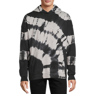 Sudadera con Capucha Extra Grande para Hombre, Informal, Cálida, de Color Sólido, Holgada, Lisa, Teñida, de Poliéster Digital, Básica, Mezcla de Algodón - Product Image 6