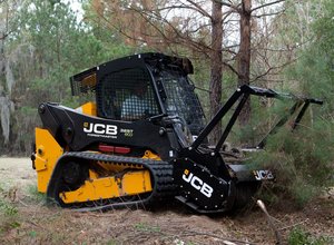 Hot Selling JCB Skid Steer Loader Mulcher <b>Brush</b> Cutter Attachment Heavy Duty 4 <b>Wheel</b> Drive Euro5 Engine Forestry Land Clearing - Product Image 2