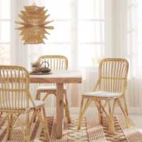 Meilleures ventes de meubles, chaises de salle à manger en rotin bon marché du Vietnam pour la décoration de la maison, de l'hôtel et du restaurant