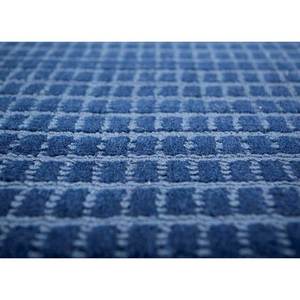 Alfombra de Lana y Viscosa Tejida a Mano de Color Azul Sólido para el Hogar Hwv-47 - Product Image 3