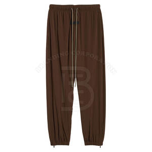 กางเกงวอร์มผ้าไนลอนสำหรับผู้ชายกางเกงกันลมปักขากว้างกางเกงกีฬาลำลองกางเกงกันลมโพลีเอสเตอร์ตรงสำหรับกลางแจ้ง - Product Image 6