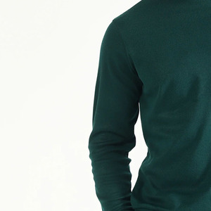เสื้อไหมพรมคอกลมสีเขียวเข้มแบบยูนิเซ็กซ์ ทรงปกติ ลายหัวใจ สีพื้น ผลิตตามสั่ง ผ้าโพลีเอสเตอร์/คอตตอน สไตล์ลำลอง สำหรับฤดูใบไม้ร่วง - Product Image 2