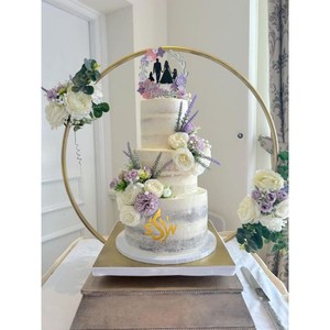 <b>Arch</b> <b>Decorative</b> Cake Stand Handcrafted Tabletop Fancy Admirable Look Modern Metal Cake <b>Decorative</b> Stand European Stylish Supply - Product Image 2