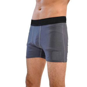 กางเกงขาสั้นรัดกล้ามเนื้อผู้ชายขายส่ง แบรนด์ส่วนตัว ผ้าฝ้าย 100% สีพื้น โลโก้สั่งทำได้ สำหรับออกกำลังกายและเล่นกีฬา - Product Image 5