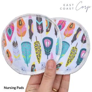 Almohadillas de pecho reutilizables, almohadillas de lactancia lavables, almohadillas de pecho lavables, almohadillas de lactancia, almohadillas de pecho orgánicas, almohadillas de pecho debajo - Product Image 2