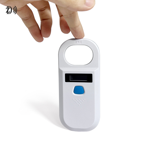 ZD Custom Durable RFID LF Reader USB 2.0 125KHz/134.2KHz RFID Animal Tag Scanner