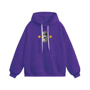 Wholesale 100% Cotton 500gsm Hoodie Heavyweight Clothing <b>Sweatshirts</b> Custom Printing Oversize <b>Men</b> Hoodie Embroidery Hoodies - Product Image 2