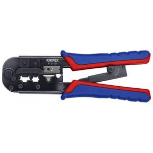 Knipex Western Plugs Burnished Crimping Pliers Multi-Component Grip Handles <b>Wire</b> Crimpers - Product Image 1