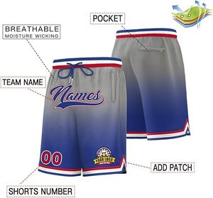 Shorts de basketball personnalisés en maille polyester à séchage rapide, avec logo personnalisé, pour athlétisme, course, gym, fitness, entraînement, unisexe, OEM, ODM, vente en gros - Product Image 6