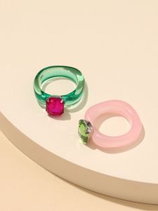 แหวนเรซินคุณภาพสูงกันน้ำสวยธรรมชาติแหวนแฟชั่นขายส่ง - Product Image 3