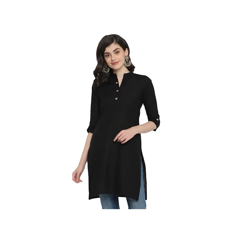 Desenho de kurti longo simples kurti indiano para crianças salwar kameez kurti paquistanês para mulheres e meninas Desenhistas