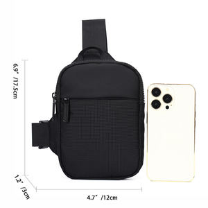 Ligero Unisex Poliéster Forro Crossbody Sling Bag Hombro Mochila Hombres Mujeres Verano Senderismo Actividades al aire libre Nuevo estilo - Product Image 3