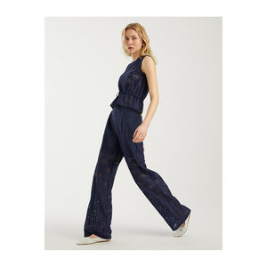 Pantalon en dentelle avec détails en caoutchouc pour femme BGN - Origine Turquie Modèle S23P168 - Product Image 2