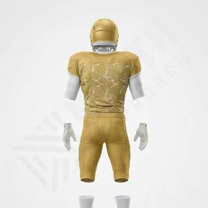 Vente directe d'usine, nouveau modèle d'uniforme de football américain, prix ajustable, respirant, manches courtes, vêtements de performance pour équipe - Product Image 2