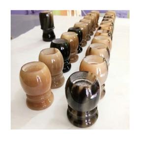 Diseño moderno cuerno de búfalo soporte de luz en T forma redonda lujo decoración al por mayor vela elegante soporte de luz en T - Product Image 6