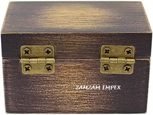 กล่องแหวนหมั้นไม้ชนบทหรือกล่องแหวนไม้มะม่วงแข็งสำหรับเก็บแหวนแต่งงานข้อเสนอ - Product Image 5