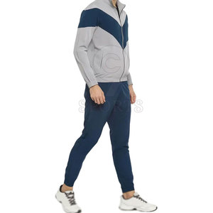 Ensemble deux pièces de survêtement personnalisé pour hommes avec sweat à capuche et pantalon Vente en gros d'équipement athlétique OEM ODM - Product Image 2