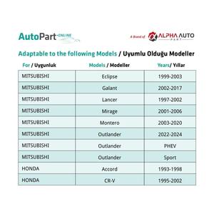 Clip de Rejilla para Parachoques para Mitsubishi Eclipse, Galant, Lancer, Mirage, Honda Accord, CR-V, Integra - 1 Pieza - Product Image 4