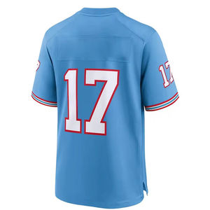 Camisetas de fútbol americano con ajuste personalizado Fábrica al por mayor Oem Odm Sublimación de tela suave Listo para equipos Liga y entrenamiento - Product Image 5