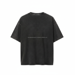 Chemises de smoking pour hommes à épaules tombantes, coupe oversize, 100% coton satiné tricoté, été, décontracté, streetwear, séchage rapide, logo personnalisé, OEM - Product Image 2