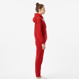 Solide femmes pull survêtement Long deux pièces ensemble polaire tissu décontracté confortable doux vêtements de sport séchage rapide respirant pour la salle de sport - Product Image 3