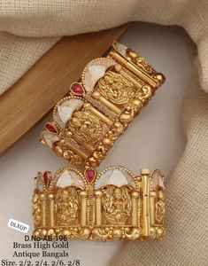 Wholesale <b>24K</b> <b>Gold</b> Plated <b>Bracelets</b> Stylish High Quality Fashion Bangles <b>24K</b> <b>Gold</b> Plated Jewelry - Product Image 4