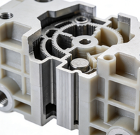 Composant mécanique imprimé en 3D de haute précision, pièce fonctionnelle à structure complexe, fabrication sur mesure, tolérance de 0,1, déformation thermique à 85°C