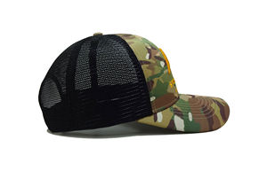 Vente en gros Casquette de camionneur camouflage de haute qualité avec logo personnalisé Impression numérique Protection UV pour la chasse Casquette de camionneur d'extérieur - Product Image 4