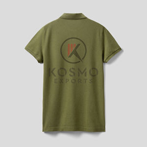 Nouveaux hommes 100% coton décontracté pour chemise Anti-rides solide motif à manches courtes broderie plaine teint Jersey de haute qualité - Product Image 2