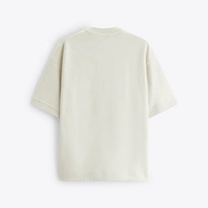 เสื้อยืดโชว์ไหล่สำหรับผู้ชายเสื้อยืดผ้าฝ้าย300 GSM 100เสื้อยืดโอเวอร์ไซส์ออกแบบได้ตามต้องการ - Product Image 5