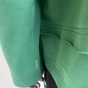 Trang phục dạo phố dài tay cotton 100% nặng rách hai lớp cổ điển áo thun thời trang nhanh khô thân thiện với môi trường ngoại cỡ - Product Image 4