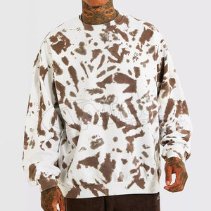 Sweatshirts à capuche à col rond imprimés personnalisés Usine Derniers pulls à la mode pour hommes Sweat-shirt imprimé en coton - Product Image 1