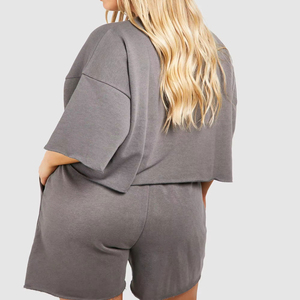 Prix optimal pour la meilleure qualité : Ensemble décontracté pour femme, tendance, motif par sublimation, tissu en laine, uni, anti-odeur - Product Image 4