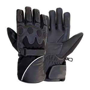 Gants de moto personnalisés pour hommes et femmes équipement de sport en cuir avec gamme basse pour la course avec votre propre conception de logo - Product Image 1