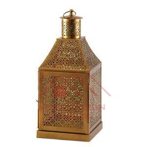 Gold Finished Handmade Metal <b>Moroccan</b> Candle <b>Lantern</b> Table Top decorative Metal <b>Lanterns</b> for 2026 Ramadan Decor - Product Image 2