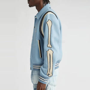 Meilleur prix Letterman hommes XL grande taille décontracté mince veste d'hiver haute qualité laine tricoté tissu respirant à capuche bouton nouveau - Product Image 4