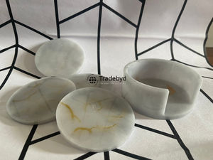 Luxury Artisan Handmade Resin <b>Coasters</b> 4X4 Inches Square Customizable Colors & Logo <b>Drink</b> <b>Coaster</b> Set Tradebyd - Product Image 2