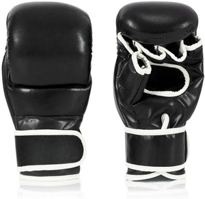 Gants de boxe en cuir uni 10oz 12oz 14oz 16oz pour hommes professionnels pour l'entraînement de MMA et Kick Boxing - Product Image 5