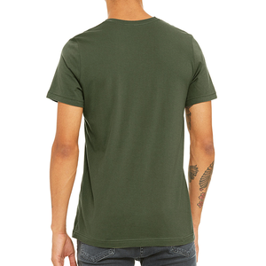 T-shirt à manches courtes à col rond ajusté pour homme T-shirts basiques extensibles moulants - Product Image 2